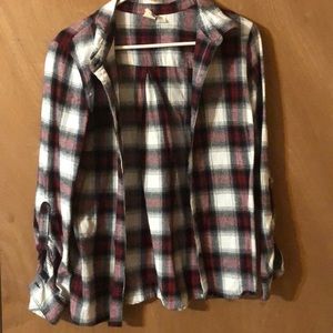 Plaid button up shirt